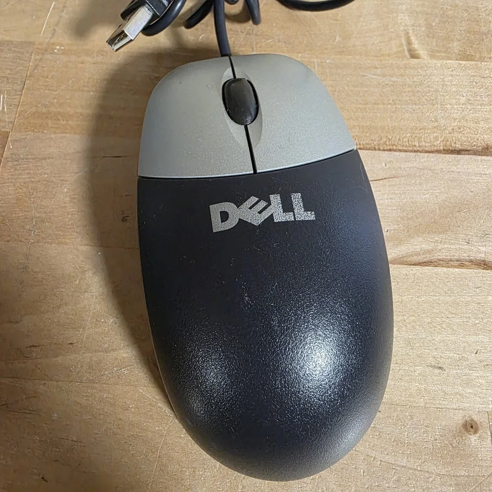 Genuine DELL 3 Button Usb‎ Optical Mouse M-UVDEL1 Tested Working